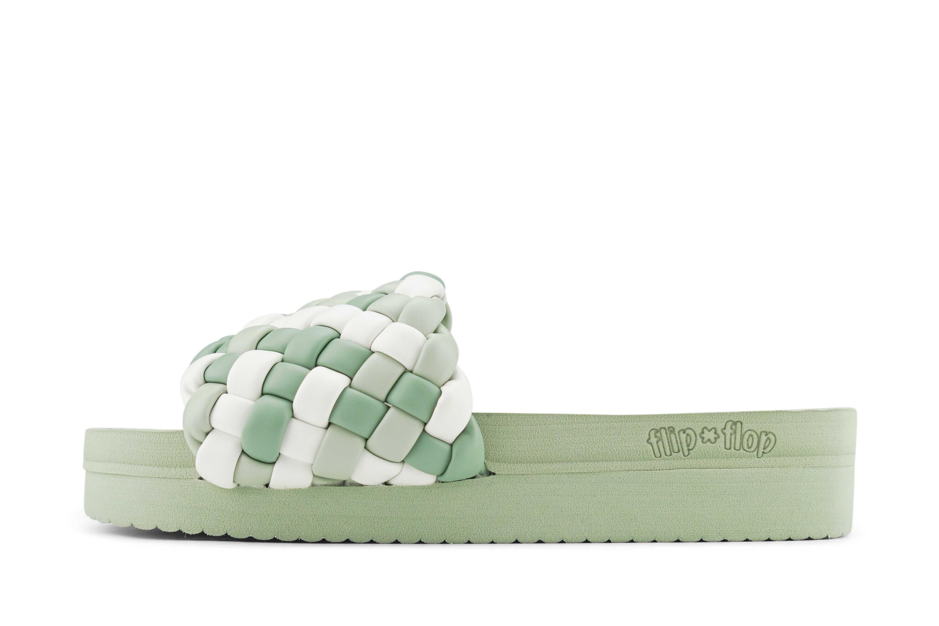 Femme weave*hi Slides Vert Matcha 2/4