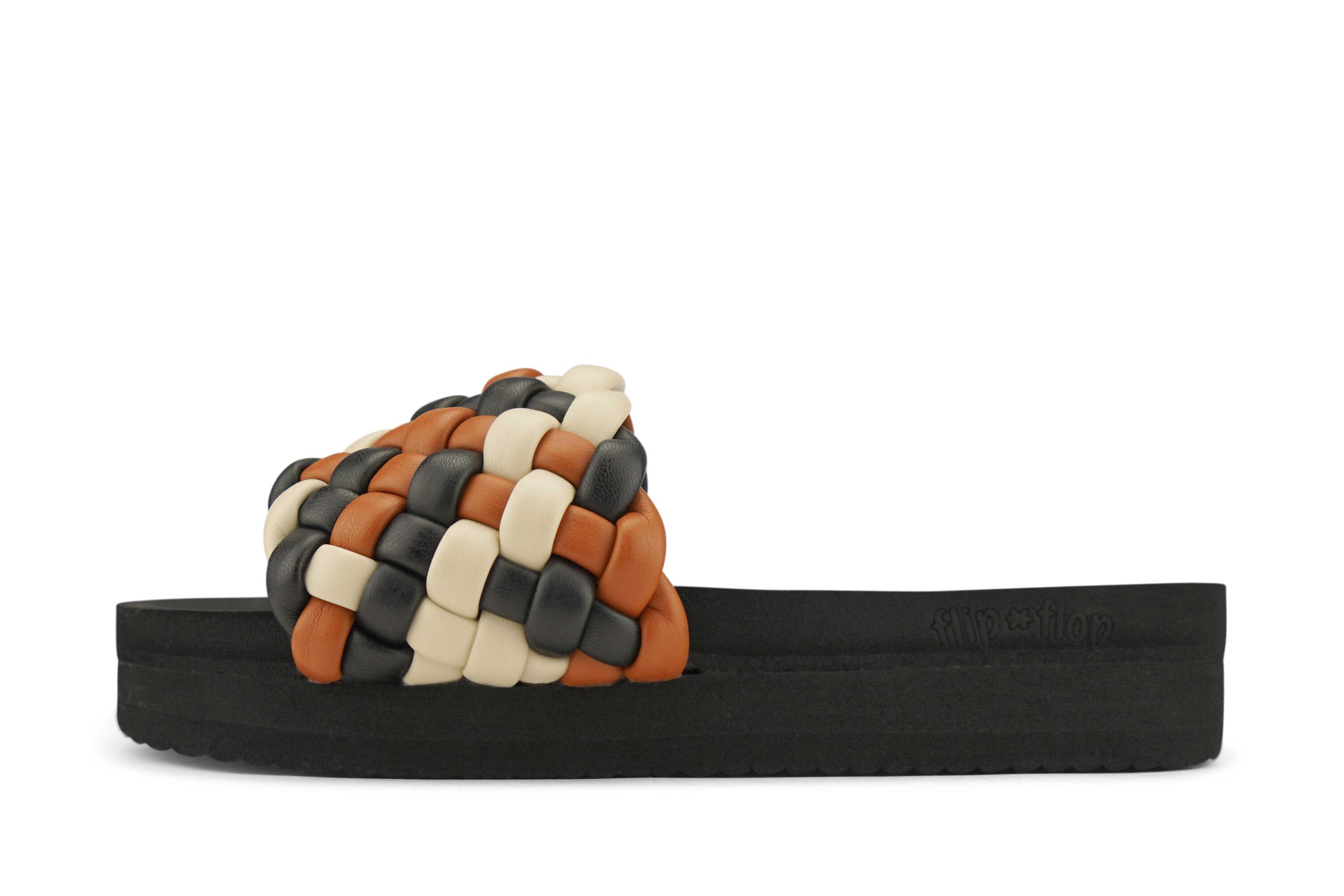 Donna weave*hi Slides Marrone scuro 2/4