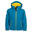 Kinder Softshelljacke Trollfjord Atlantisblau/Gingergelb