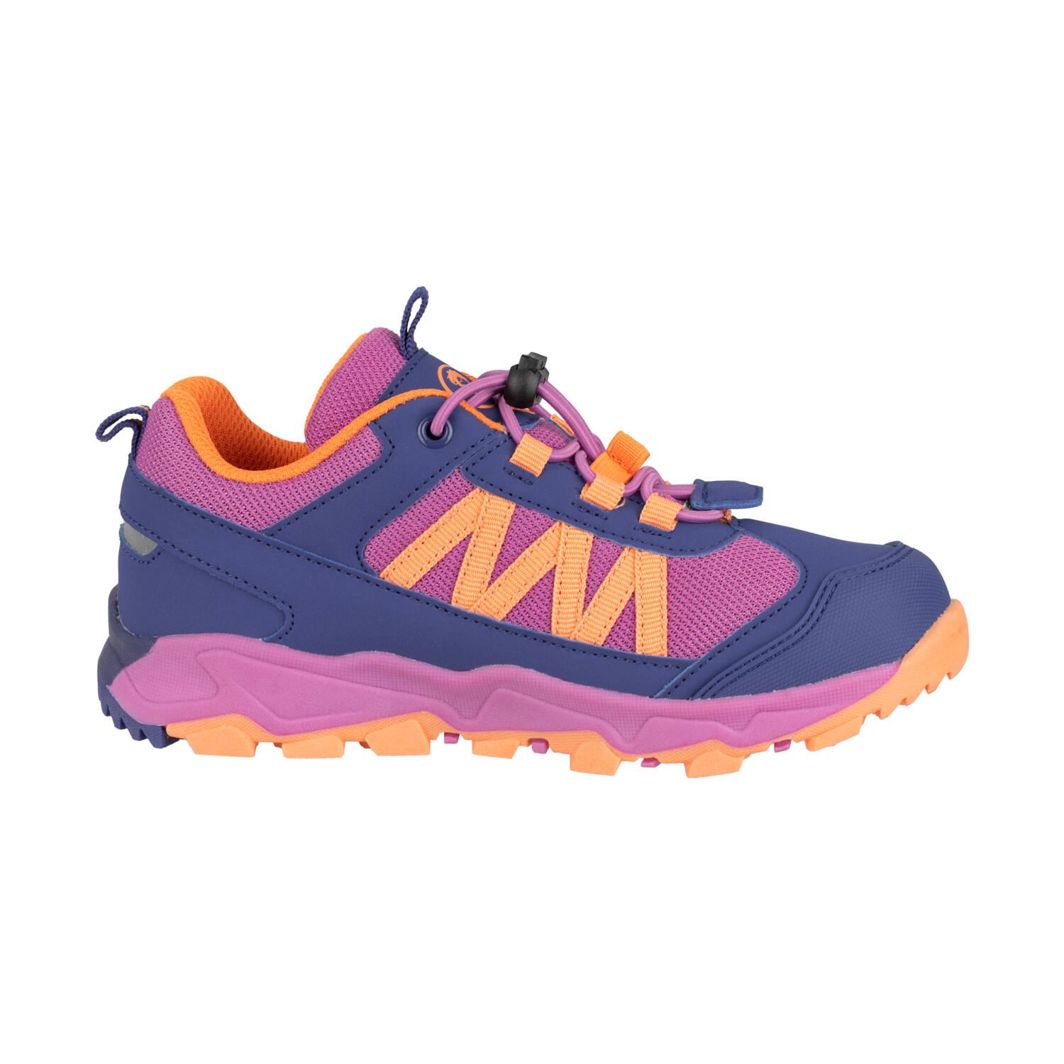 Kinder Wanderschuh Tronfjell low Violettblau/Malvenpink/Papayaorange 2/4