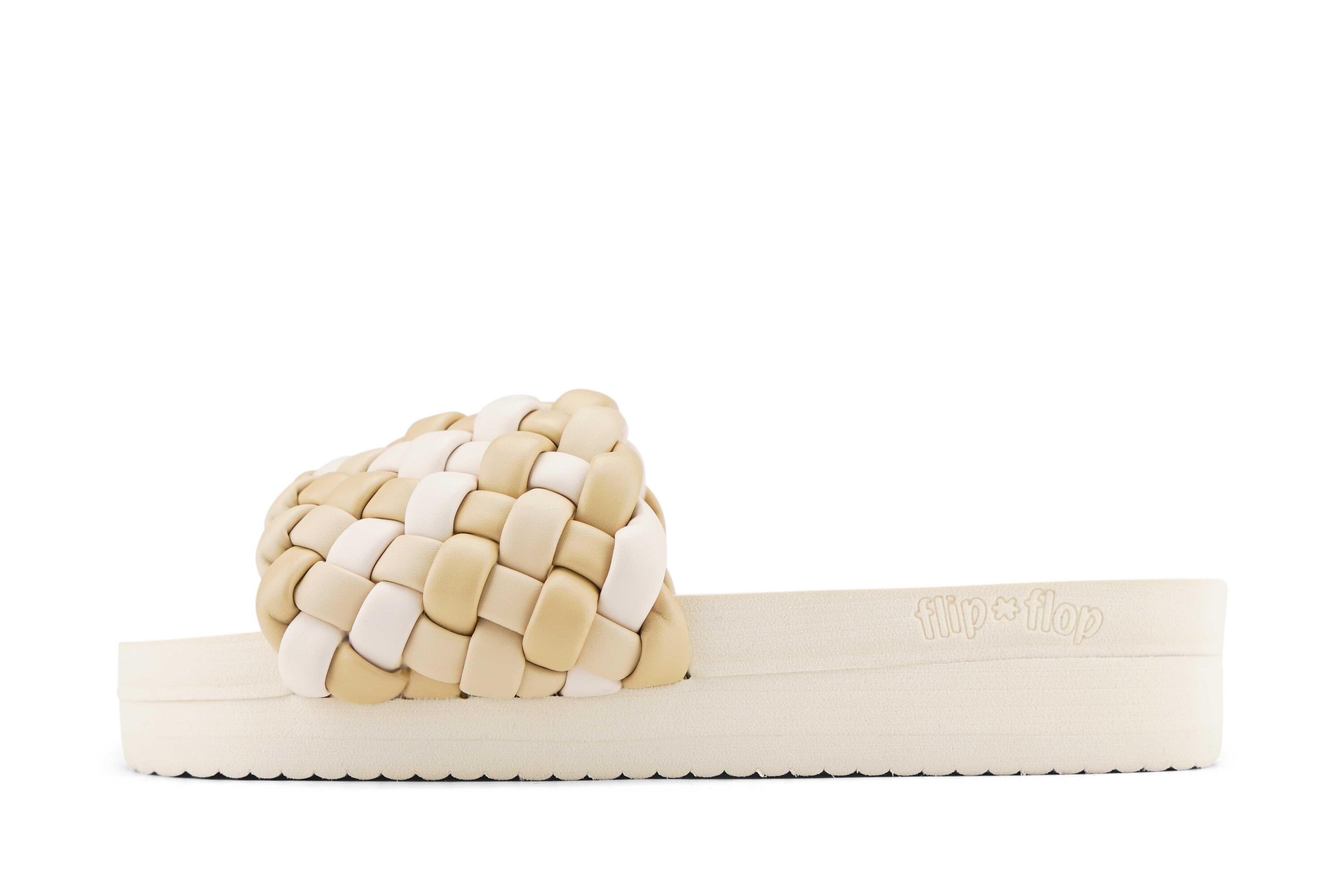 Damen weave*hi Slides Beige 2/4