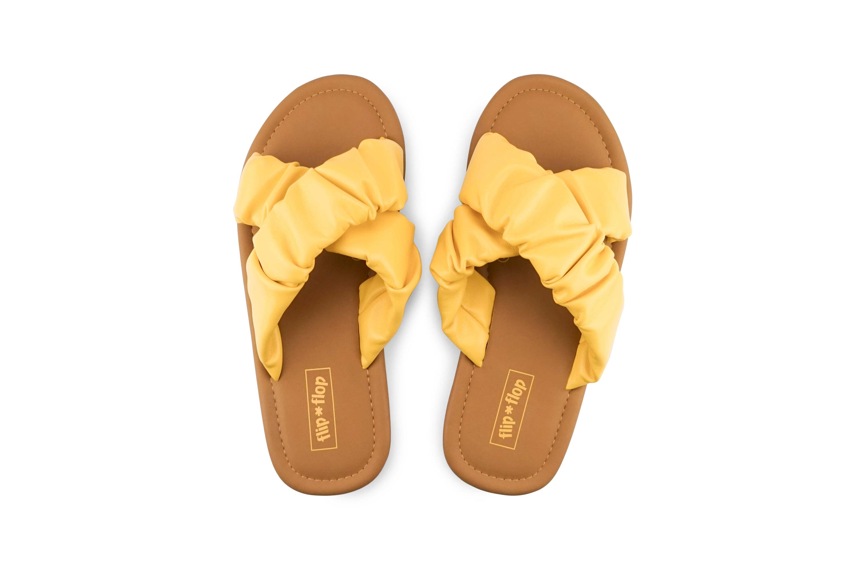 Femme fauna*cross Sandale Jaune soleil 3/4