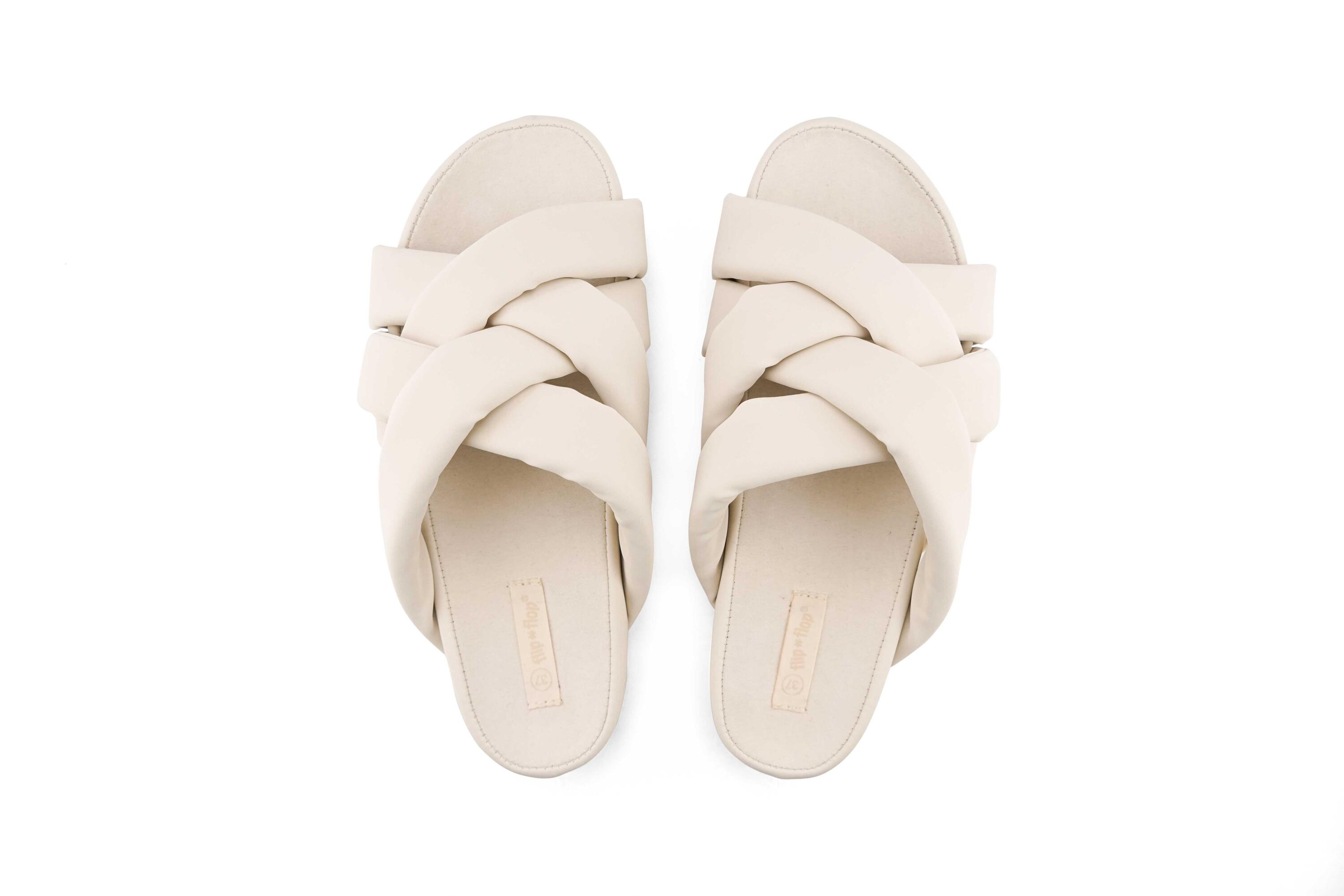 Femme tangle Slides Beige 3/4