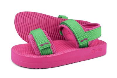 Damen flip*flop comfy*trek Sandale Hellesgelb