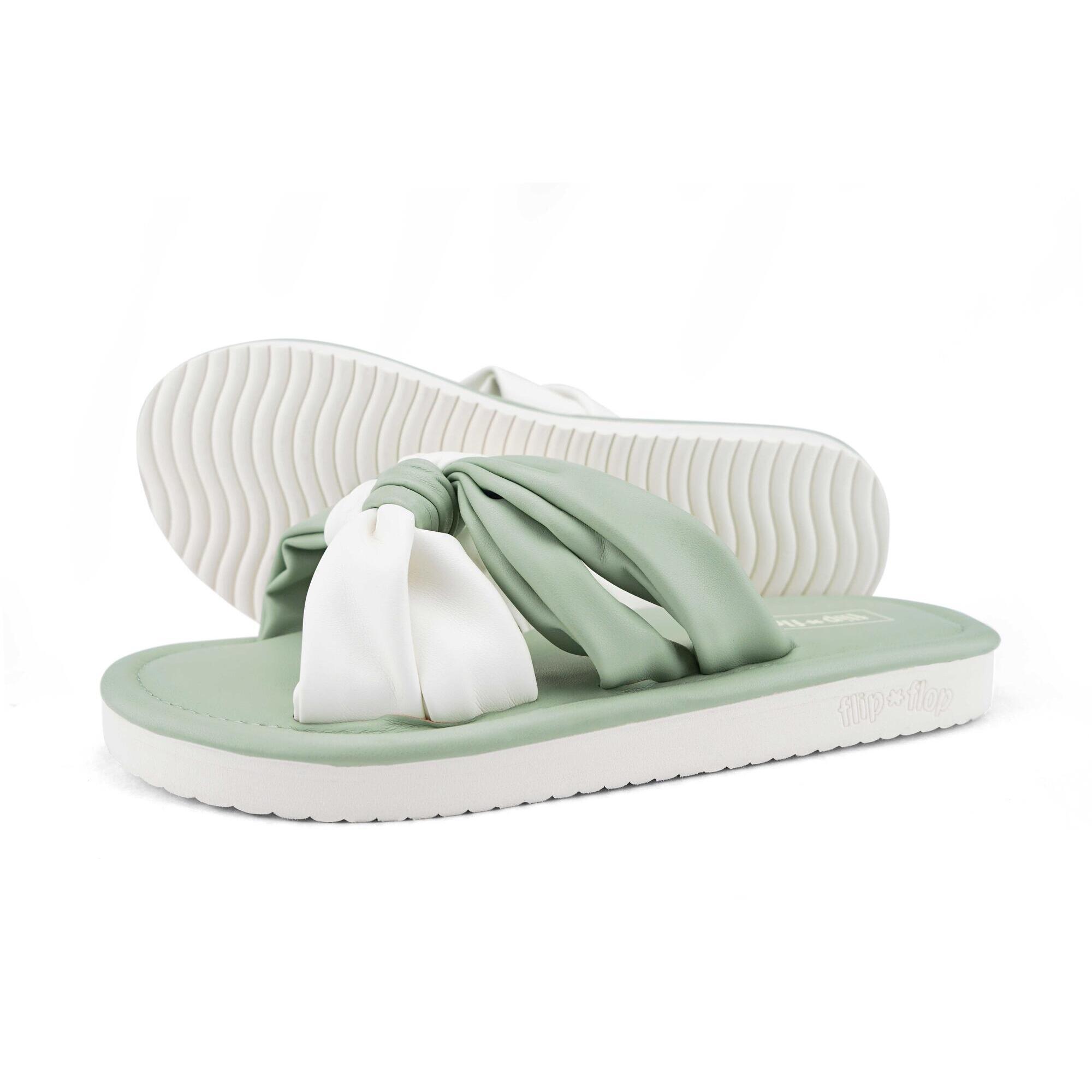 Flip Flop - Femme Fauna*chess Sandale Vert Clair - Claquettes - Vert - Decathlon