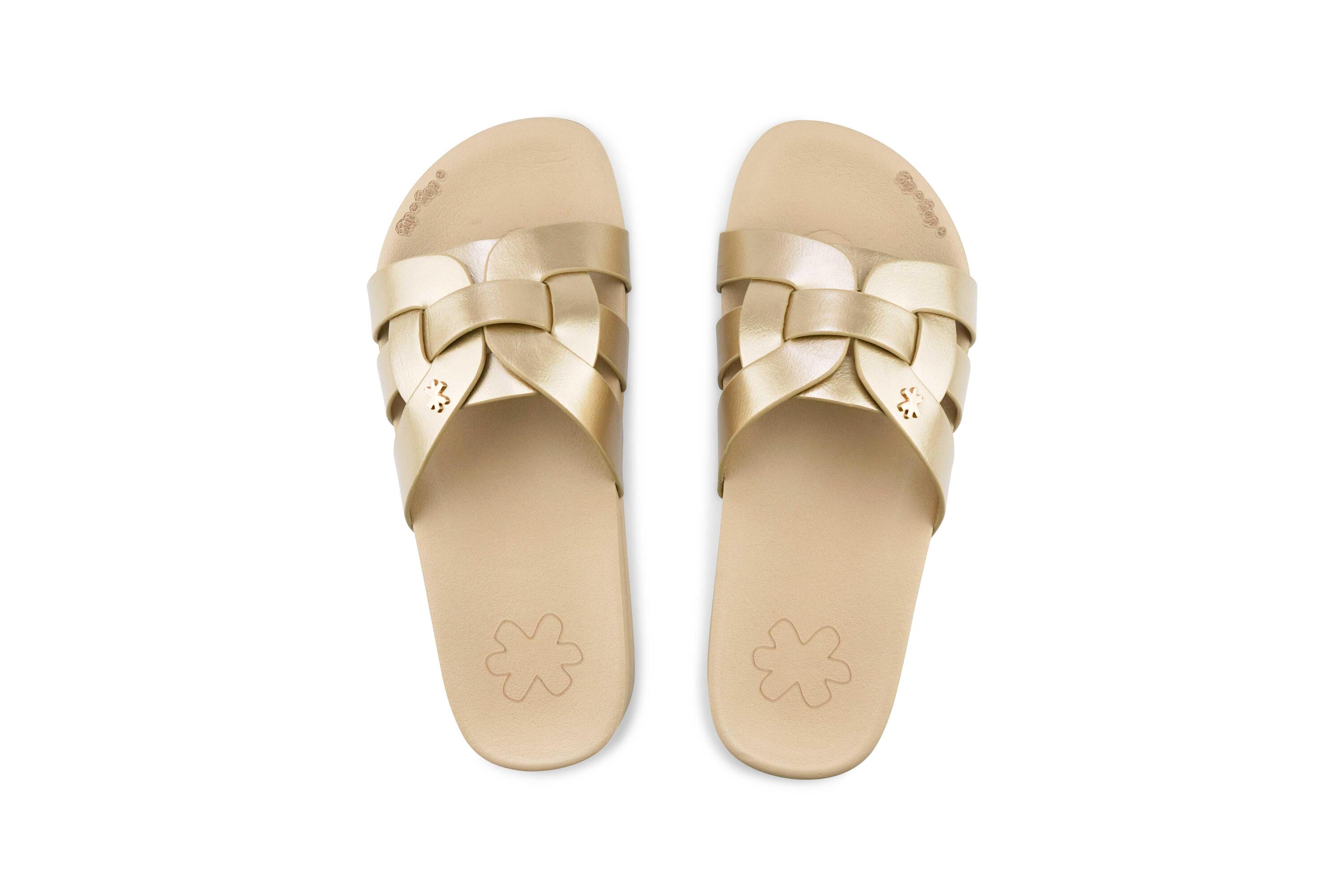 Donna toscany Slides Oro 3/4