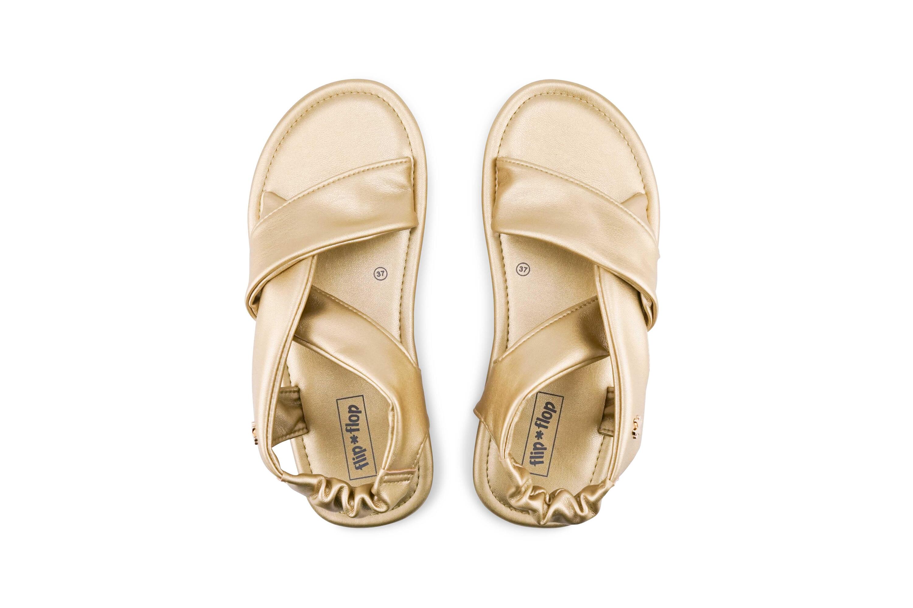 Donna fauna*sandal Sandalo Oro 3/4