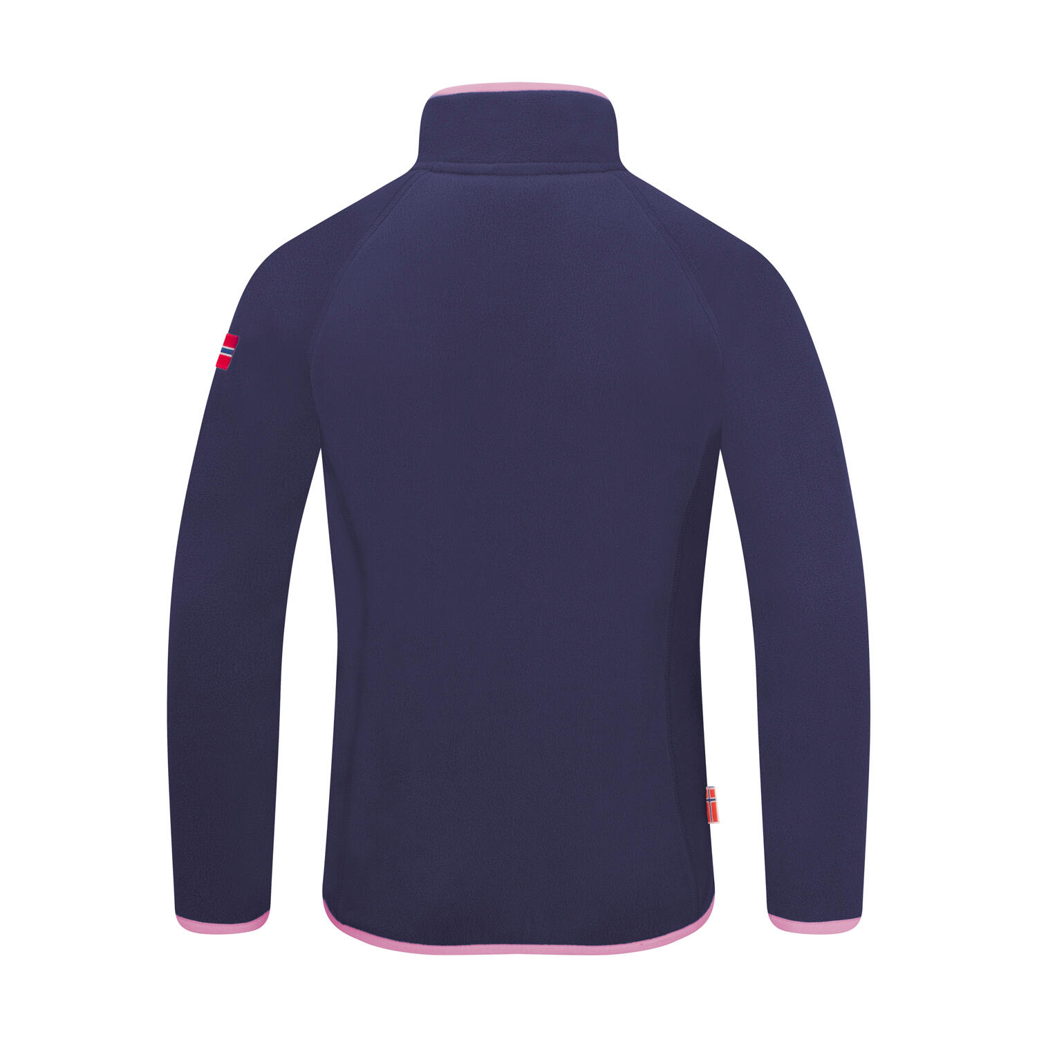 Kinder Fleece-Pullover Nordland Violettblau/Rosa 2/3
