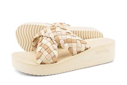 Femme wedgy*cross Sandale Noir