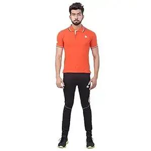 DSC DSC-52 Polyestergewebe Half Sleeve Polo T-Shirt, Large (Rust)