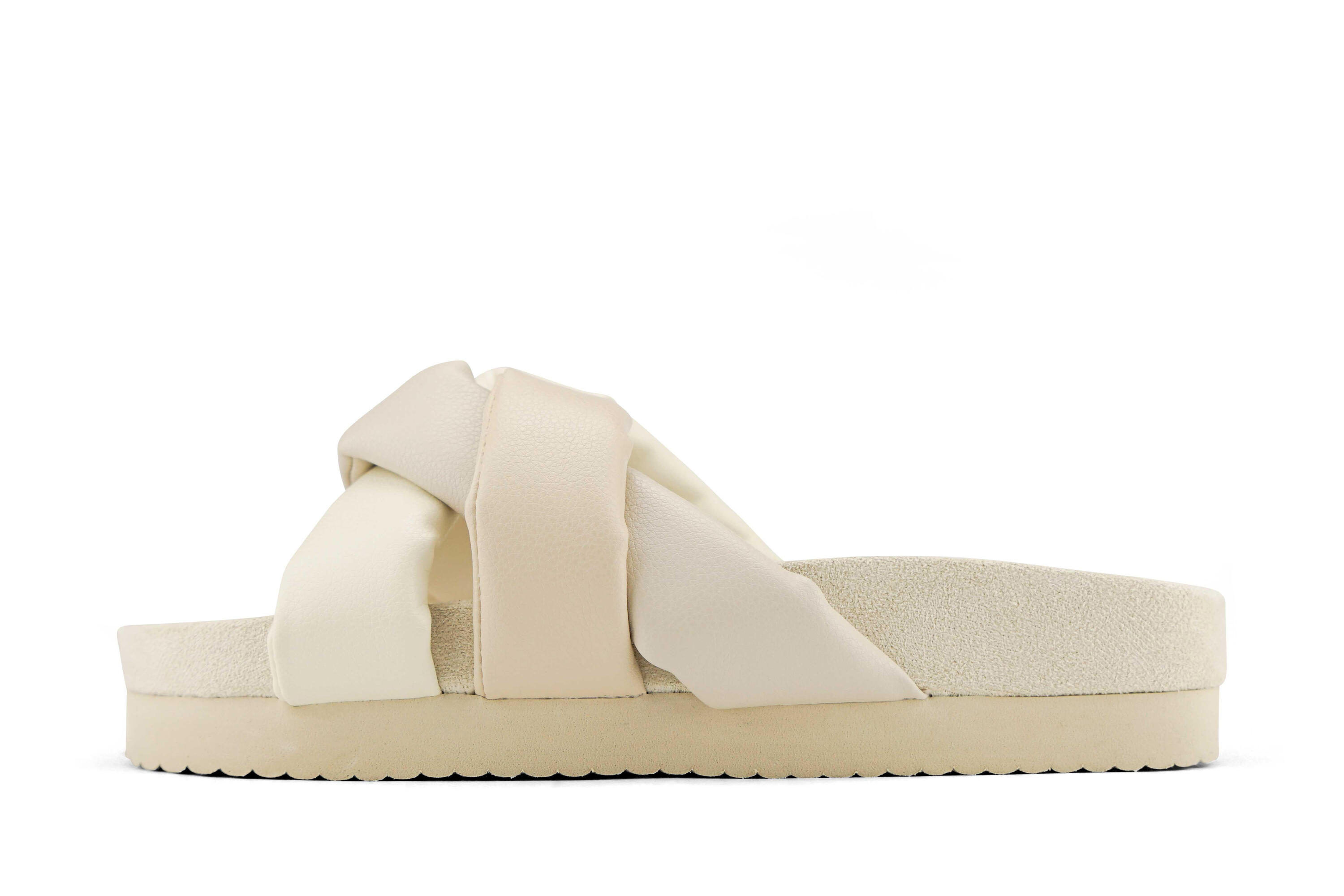 Femme sandale classy*tangle beige 2/4