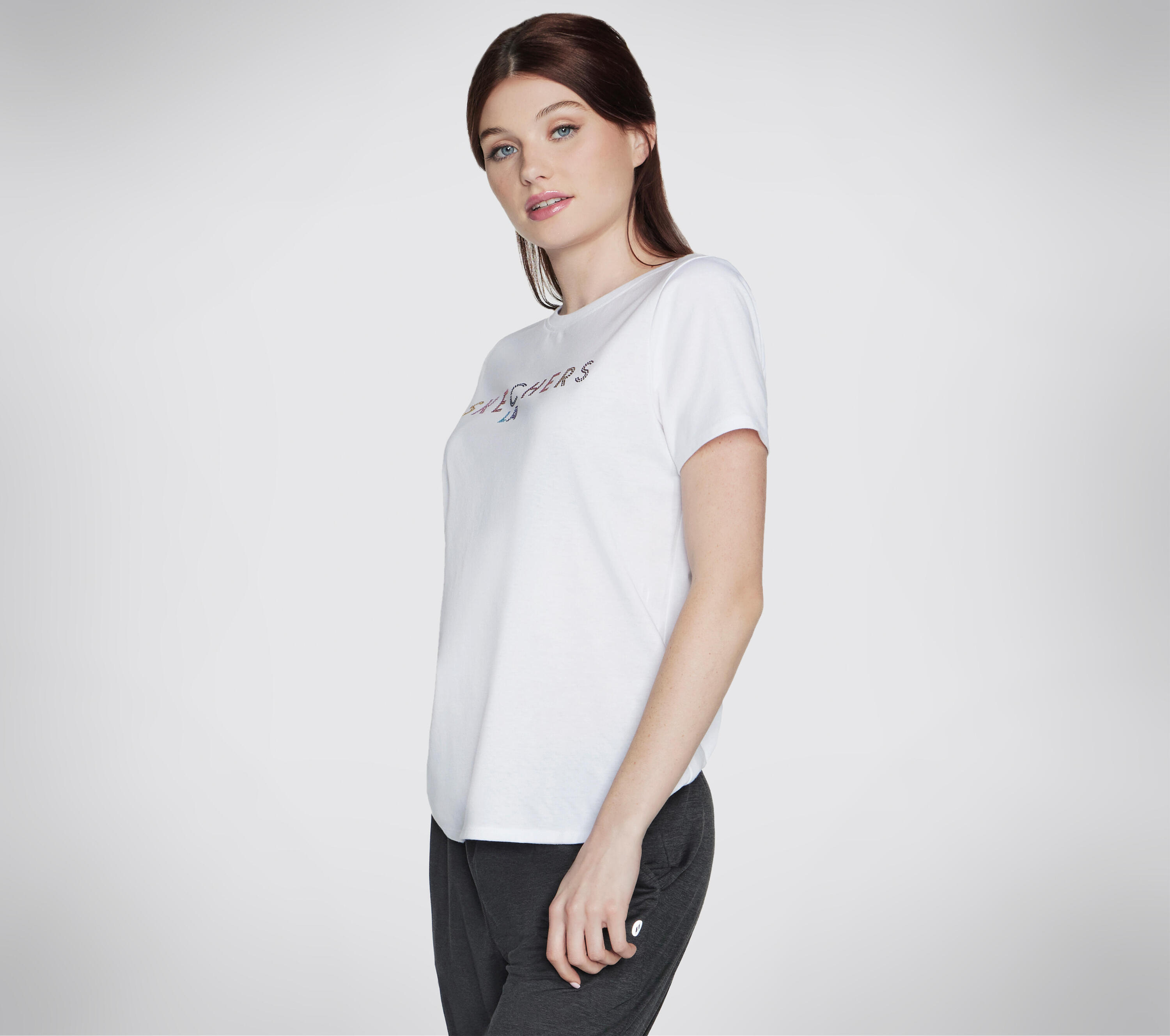 T-shirt/Débardeur SKECHERS SHINE pour femme Blanc 3/3