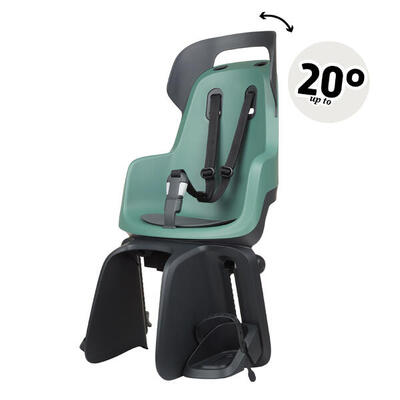 Go kinderzitje bagagedrager reclinming. pepermunt
