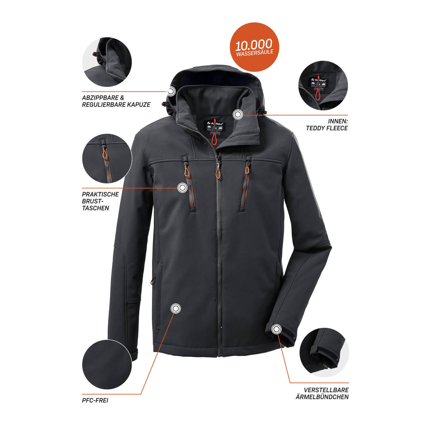 Herren Softshelljacke KOW 163 4/6