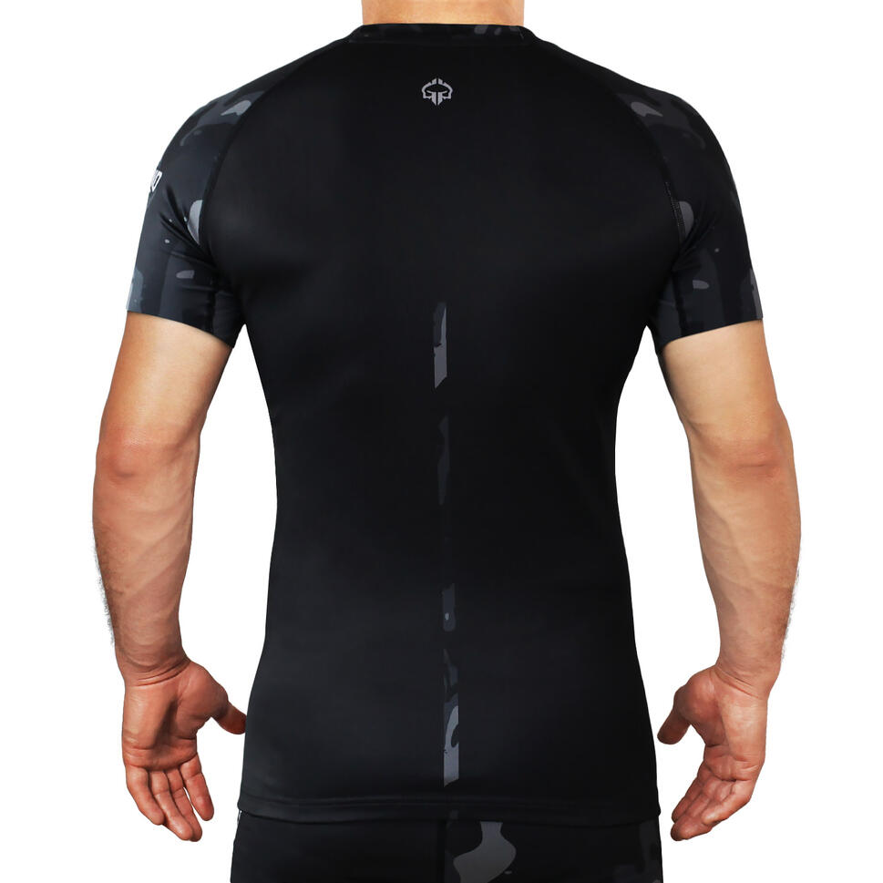 Rashguard do MMA/BJJ męski Ground Game Moro 4.0 z krótkim rękawem
