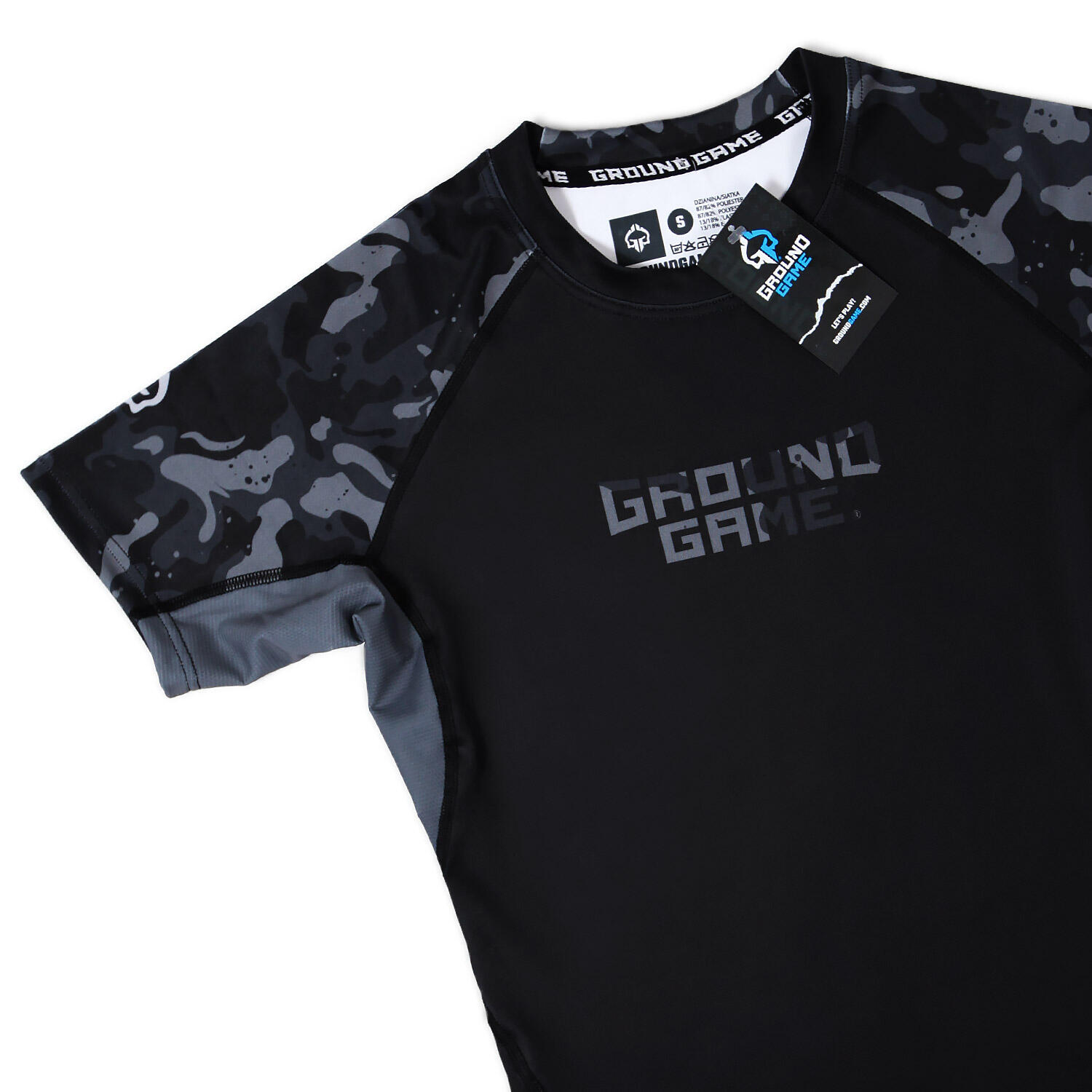Rashguard do MMA/BJJ męski Ground Game Moro 4.0 z krótkim rękawem 4/5