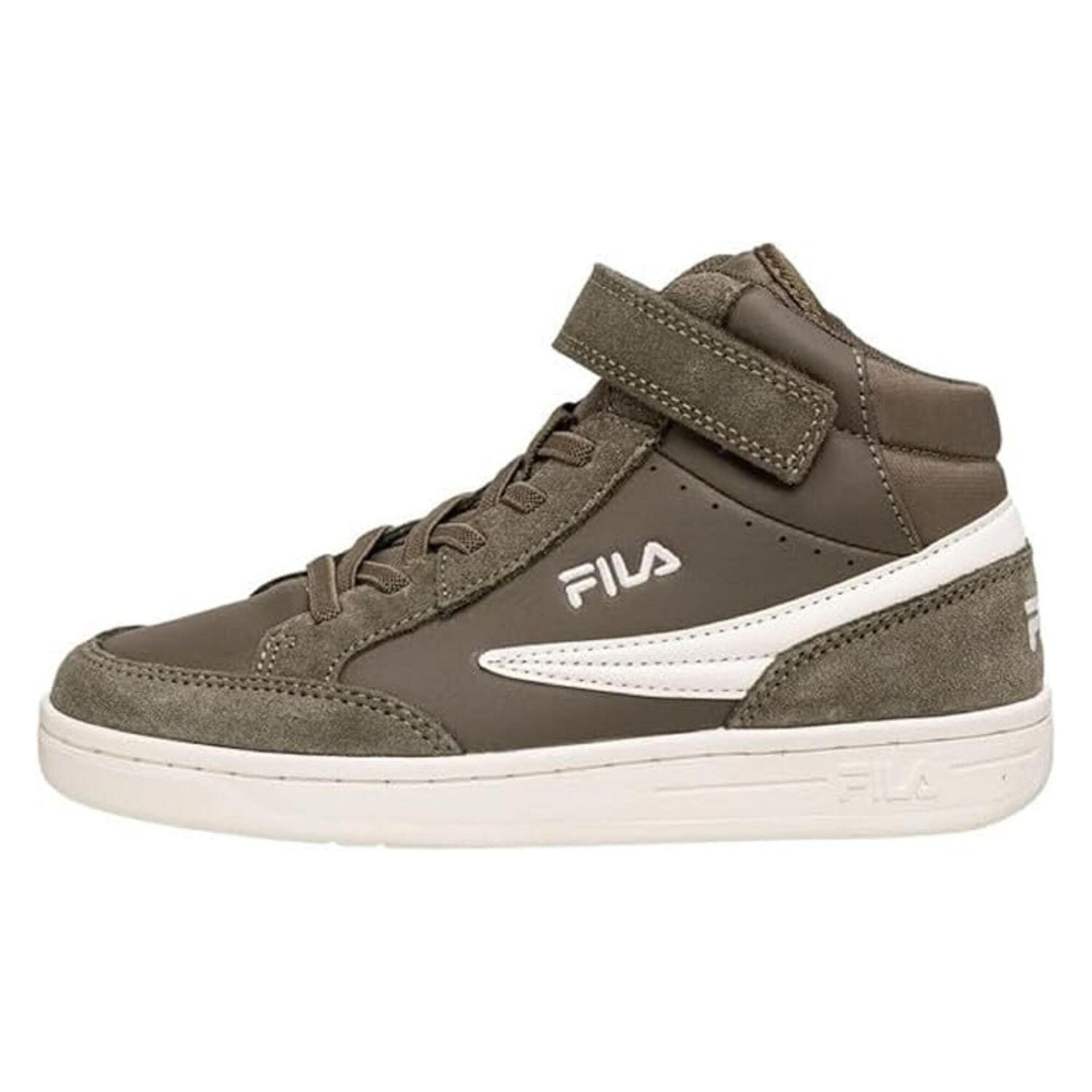 Fila - Chaussures De Marche Pour Enfants Fila Crew Velcro Velcro Mid Tall - Baskets - Vert - 30 - Decathlon