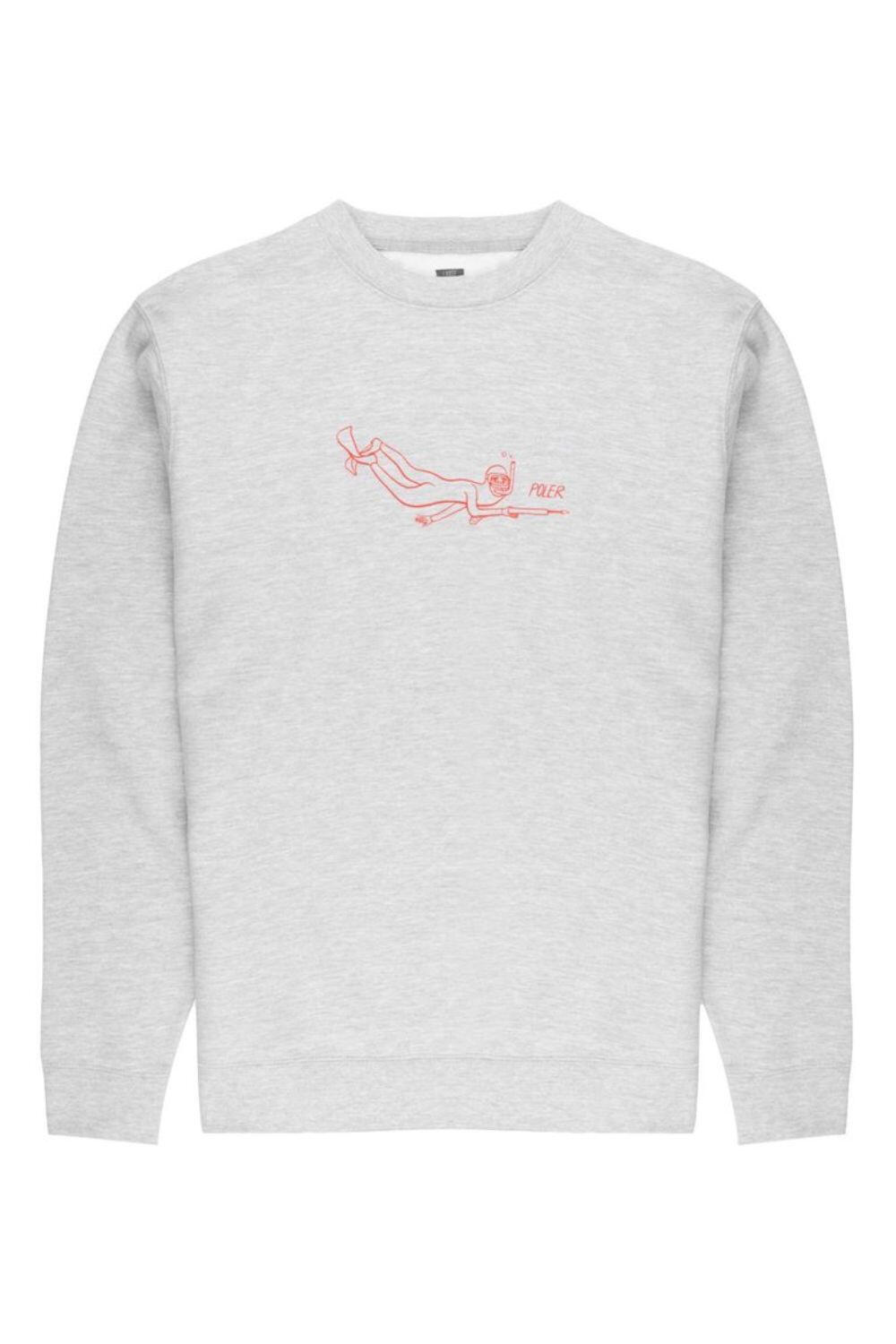 Hommes Steve's Poler Scuba Sports Fleece Pullover 1/1