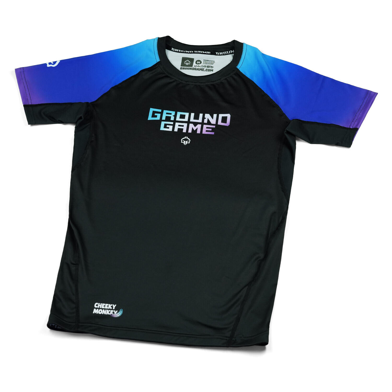 Rashguard do MMA/BJJ męski Ground Game Cheeky Monkey z krótkim rękawem 5/5