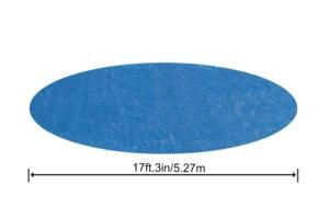 BESTWAY Bâche à bulles ronde Ø 527cm pour piscine hors sol ronde Ø 549 cm