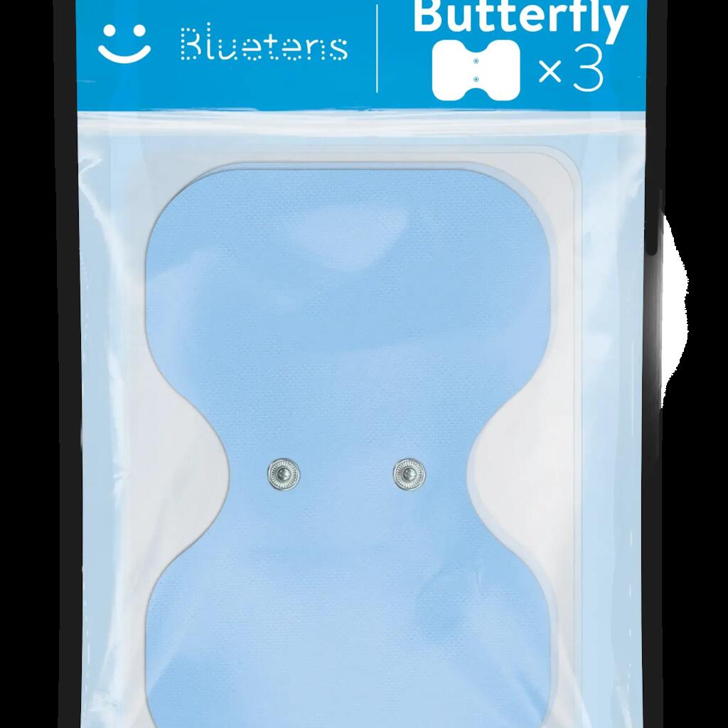 Pack 3 electrodes butterfly for Wireless Clip