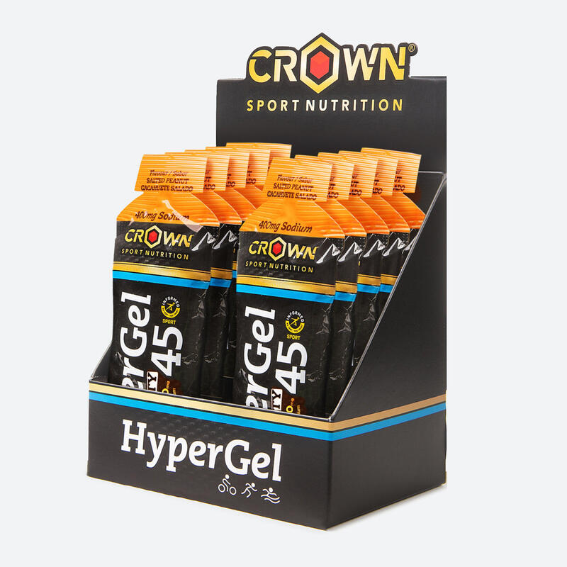 Caixa de 10 géis energéticos 'HyperGel 45' de 75 g de Amendoim Salgado Exclusivo Online                             4 cores disponíveis
 32,34€  Preço por quantidade 53,91€kg CROWN SPORT NUTRITION Caixa de 10 géis energéticos 'HyperGel 45' de 75 g de Amendoim SalgadoVendido e expedido por: Crown Sport Nutrition    