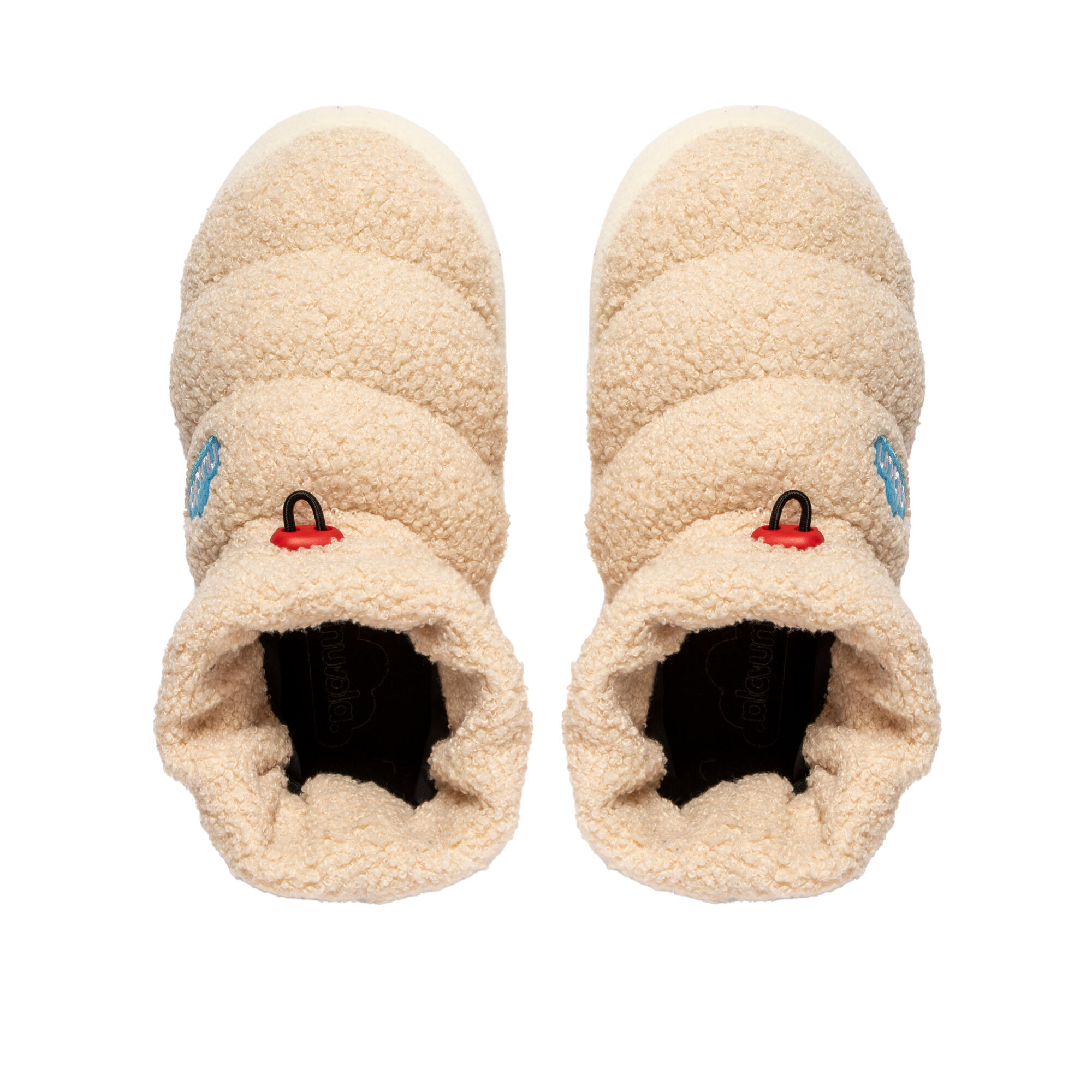 Pantuflas Nuvola crema Acolchadas suela goma 5/7
