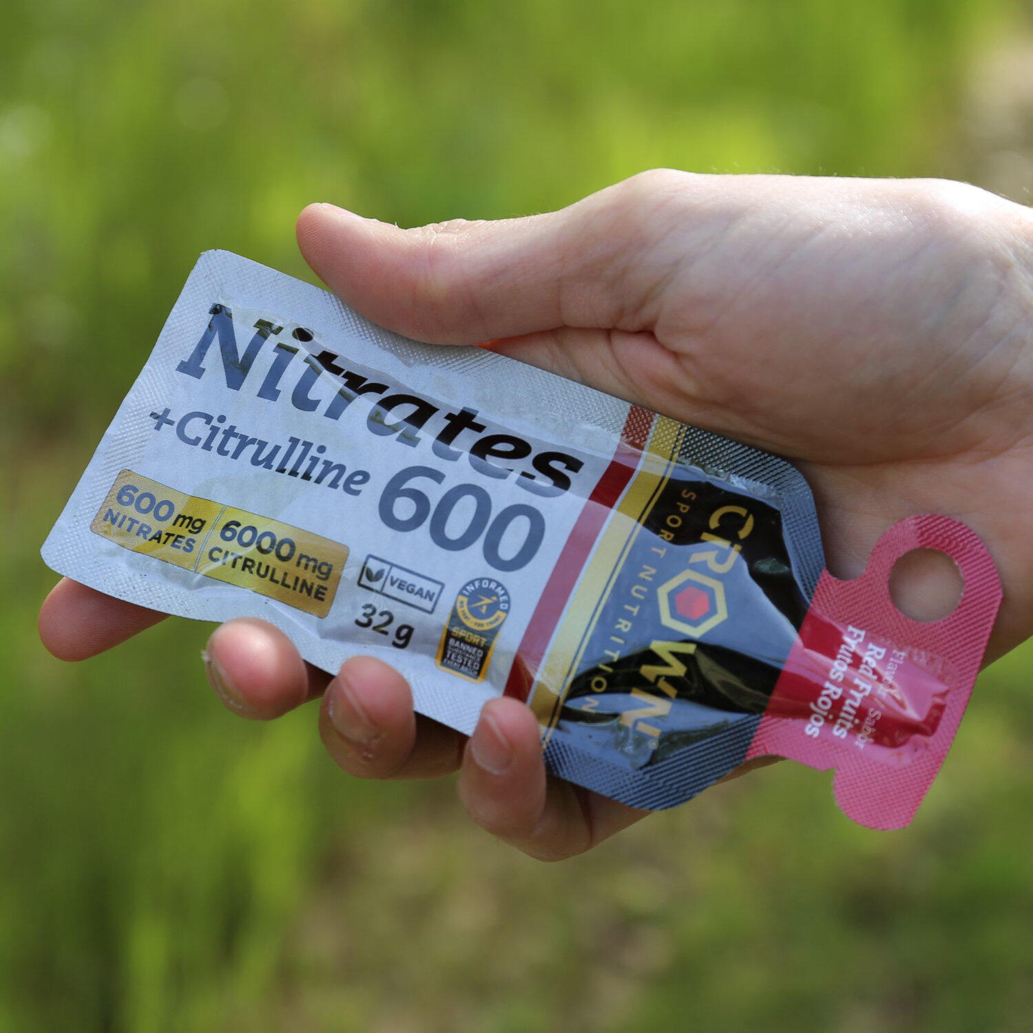 Gel energético ‘Nitrates 600 +CITRULINE SHOT GEL’ de 32g Frutos Rojos 3/8