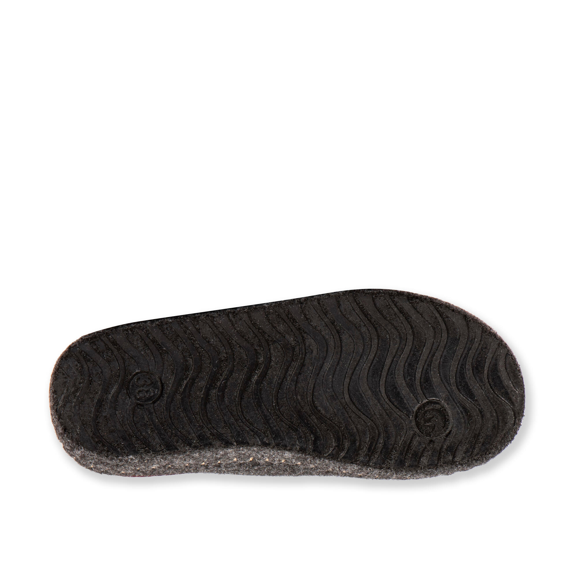 Pantufas de descanso Nuvola cinzentos acolchoados com sola de borracha 7/7