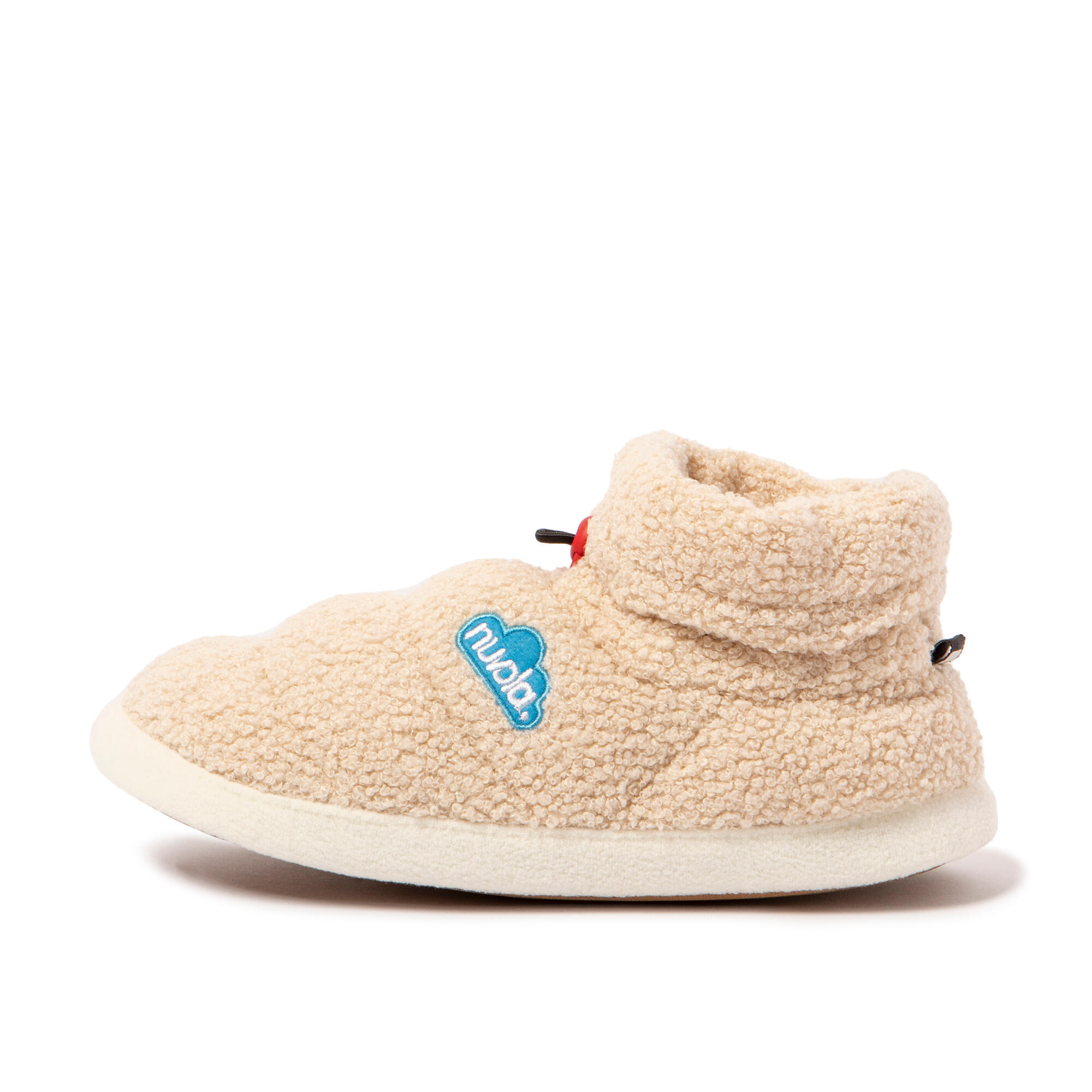 Pantuflas Nuvola crema Acolchadas suela goma 4/7