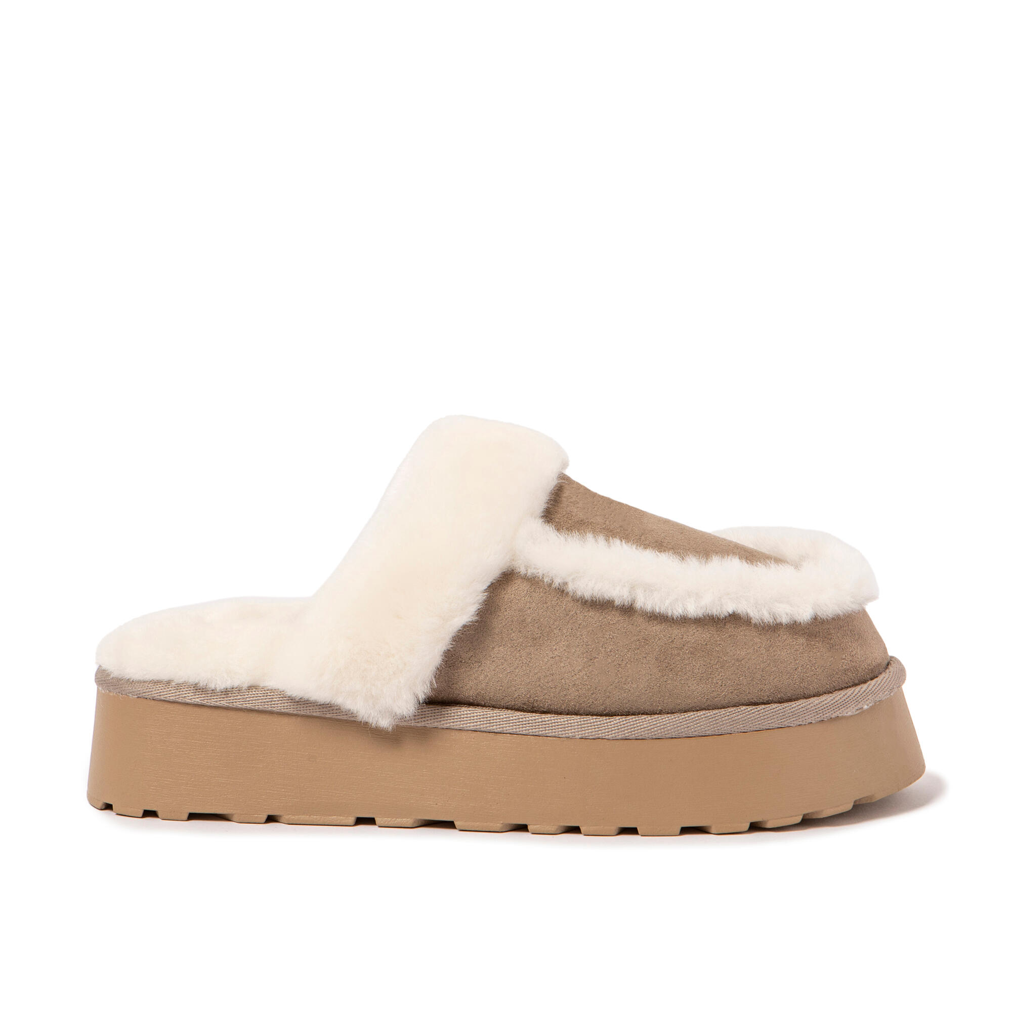 Pantuflas Nuvola ceniza Acolchadas suela goma 3/7