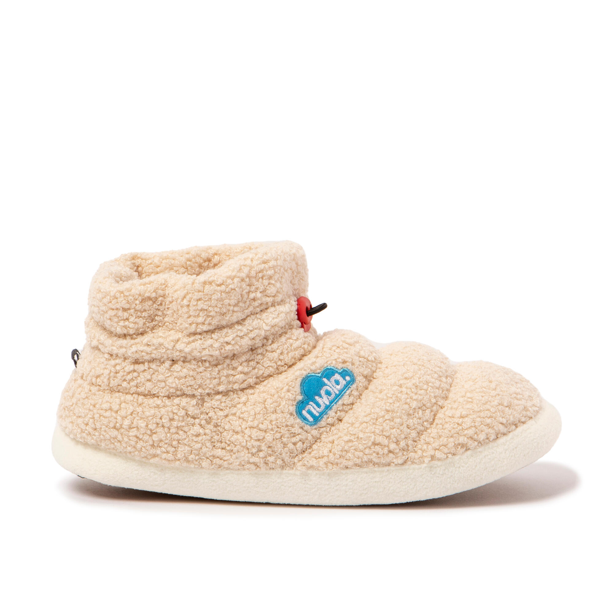 Pantuflas Nuvola crema Acolchadas suela goma 3/7
