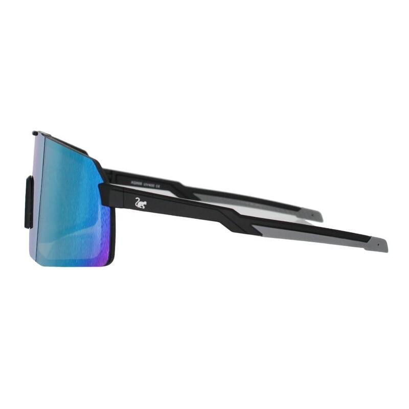 Lunettes de sport polarisées - 3 verres interchangeables / UV400 (Noir)