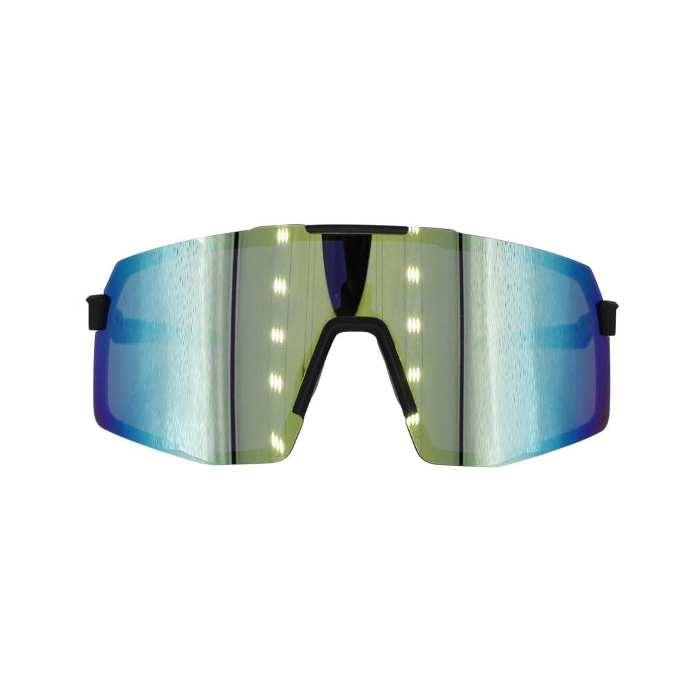 Occhiali da sole sportivi polarizzati - 3 lenti intercambiabili / UV400 (nero) 3/5