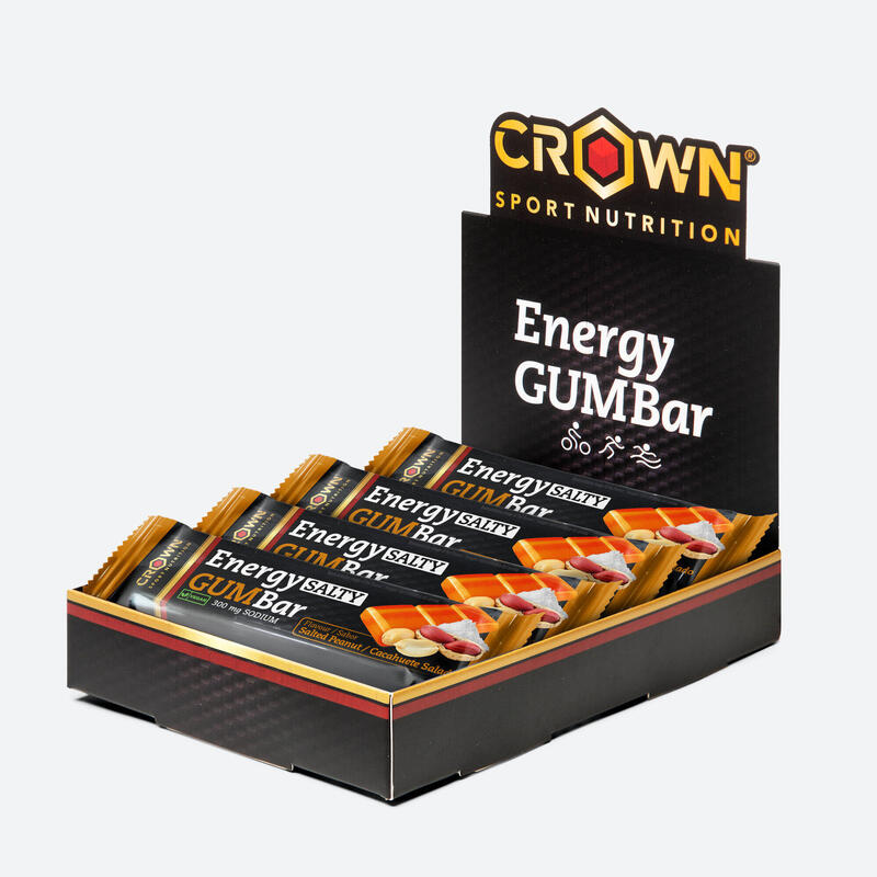 Caja de 12 barritas de gominola 'Energy Gum Bar' de 30 g Cacahuete Salado