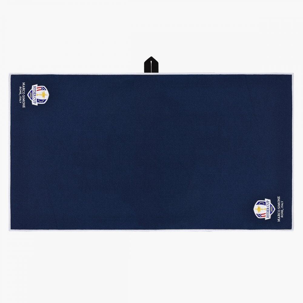 Official Ryder Cup 2023 Match Aqua Lock Caddy Towel Navy 1/1