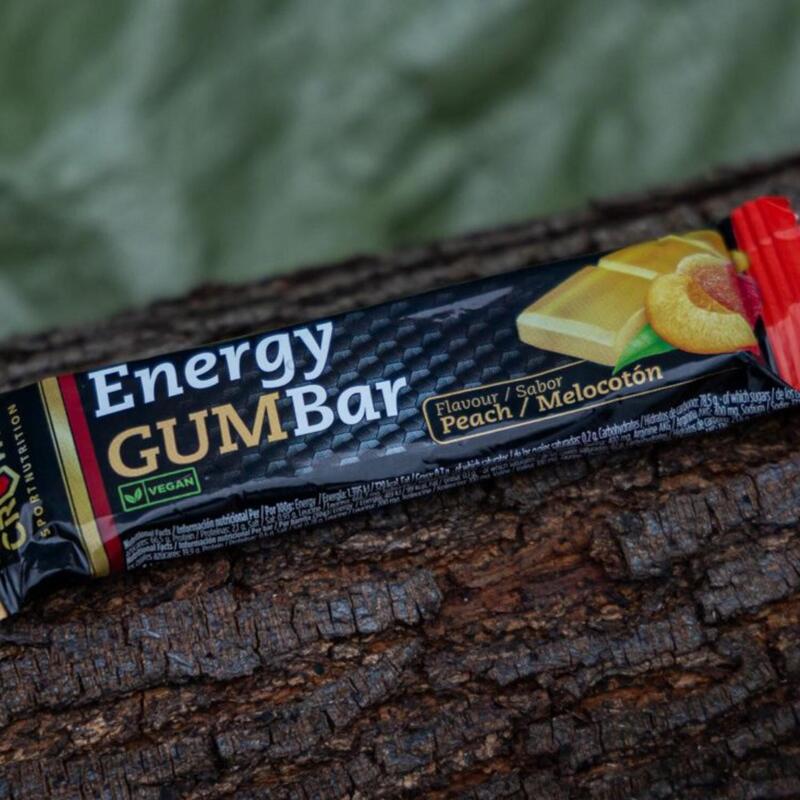 Caja de 12 barritas de gominola 'Energy Gum Bar' de 30 g Melocotón