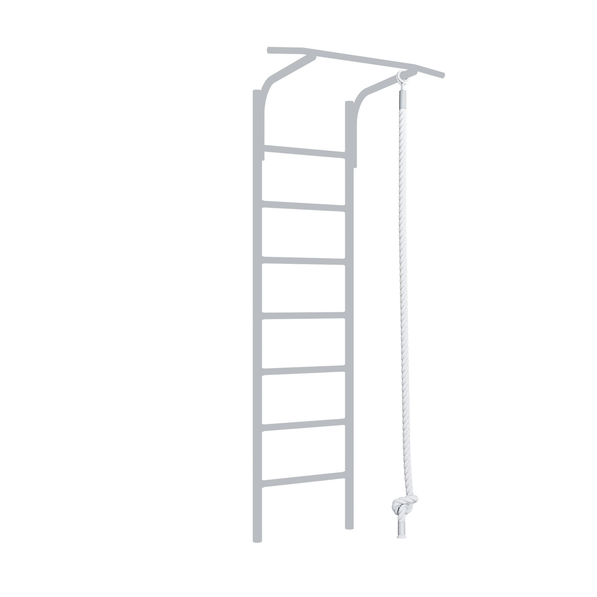 Klettertau Kletterseil mit Befestigung 230cm 4/4