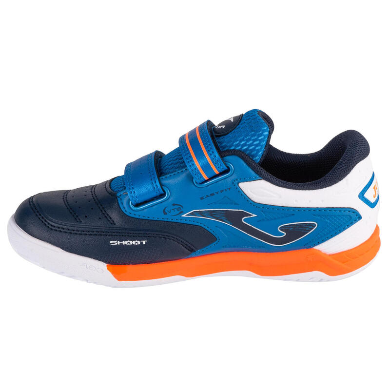 ZAPATILLAS FÚTBOL SALA NIÑO JOMA CANCHA JR 2403. Navy Orange Jr