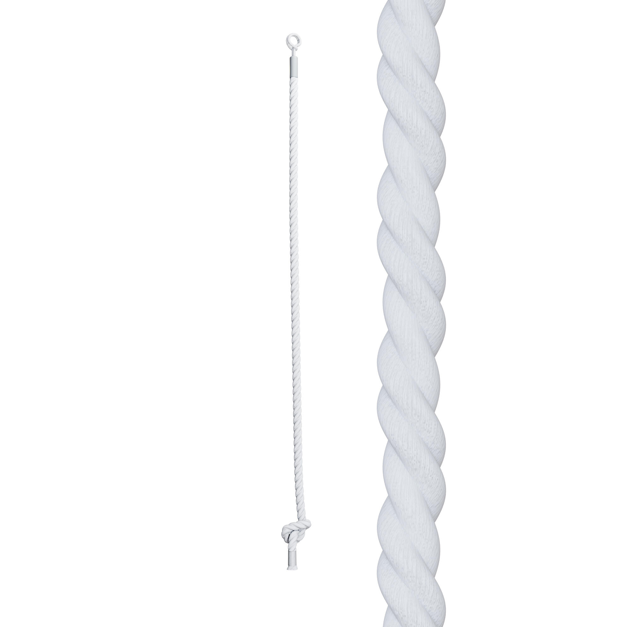 JEFLEX Klettertau Kletterseil mit Befestigung 230cm