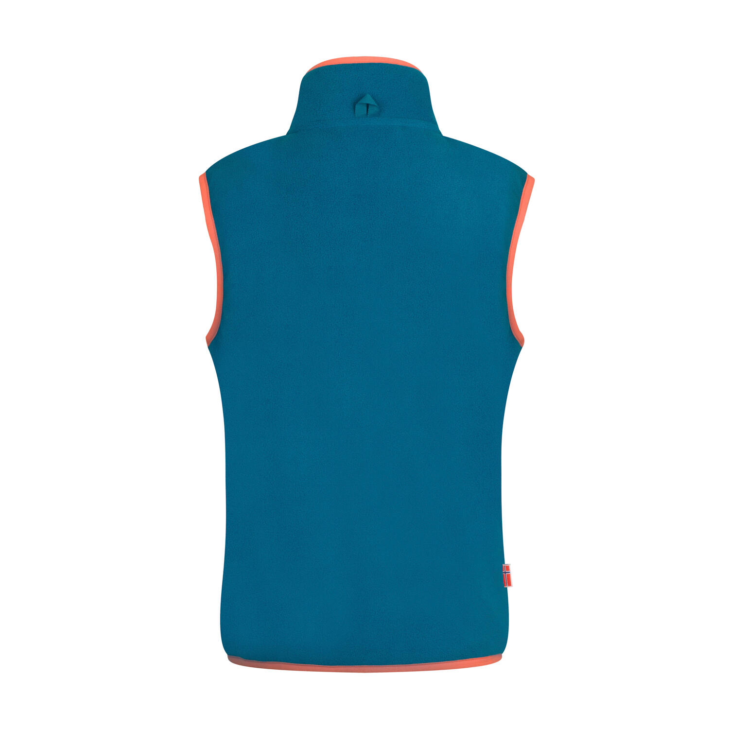 Kinder Fleece-Weste Arendal Atlantisblau/Orange 2/3