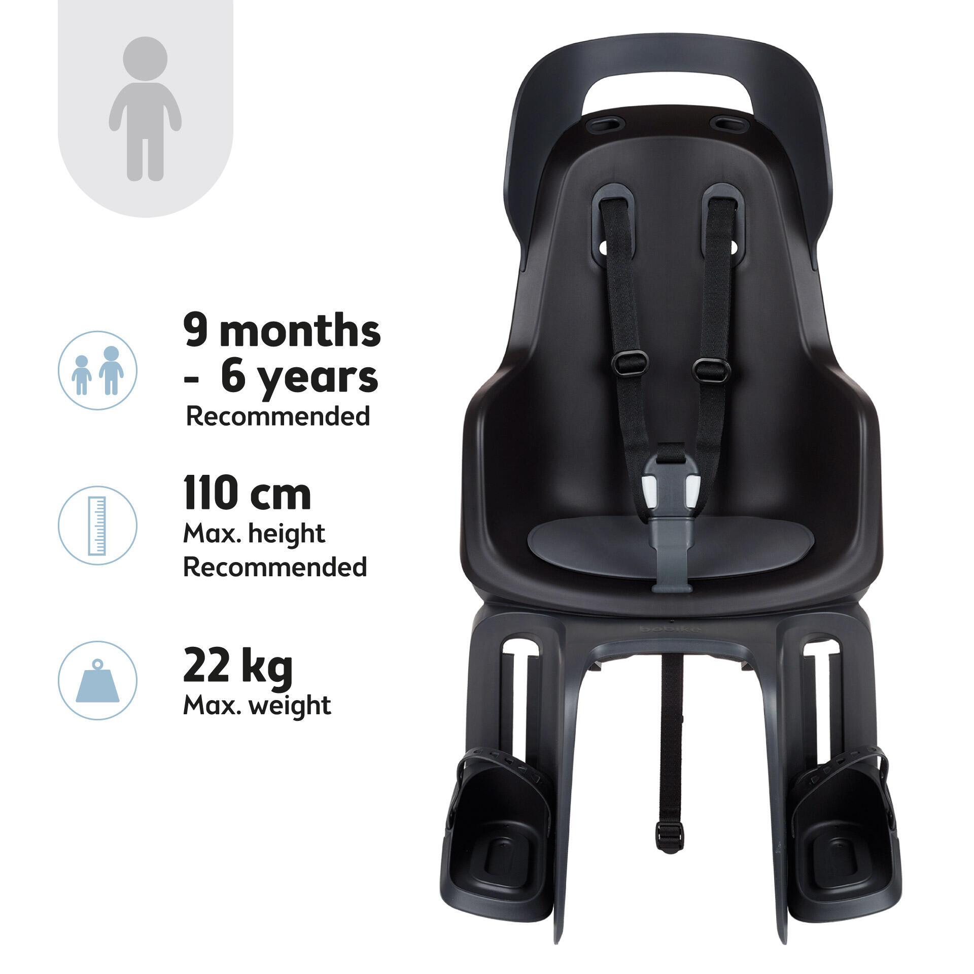 GEERYZHE Siège De Vélo Monté à L'avant Pour Enfants Avec