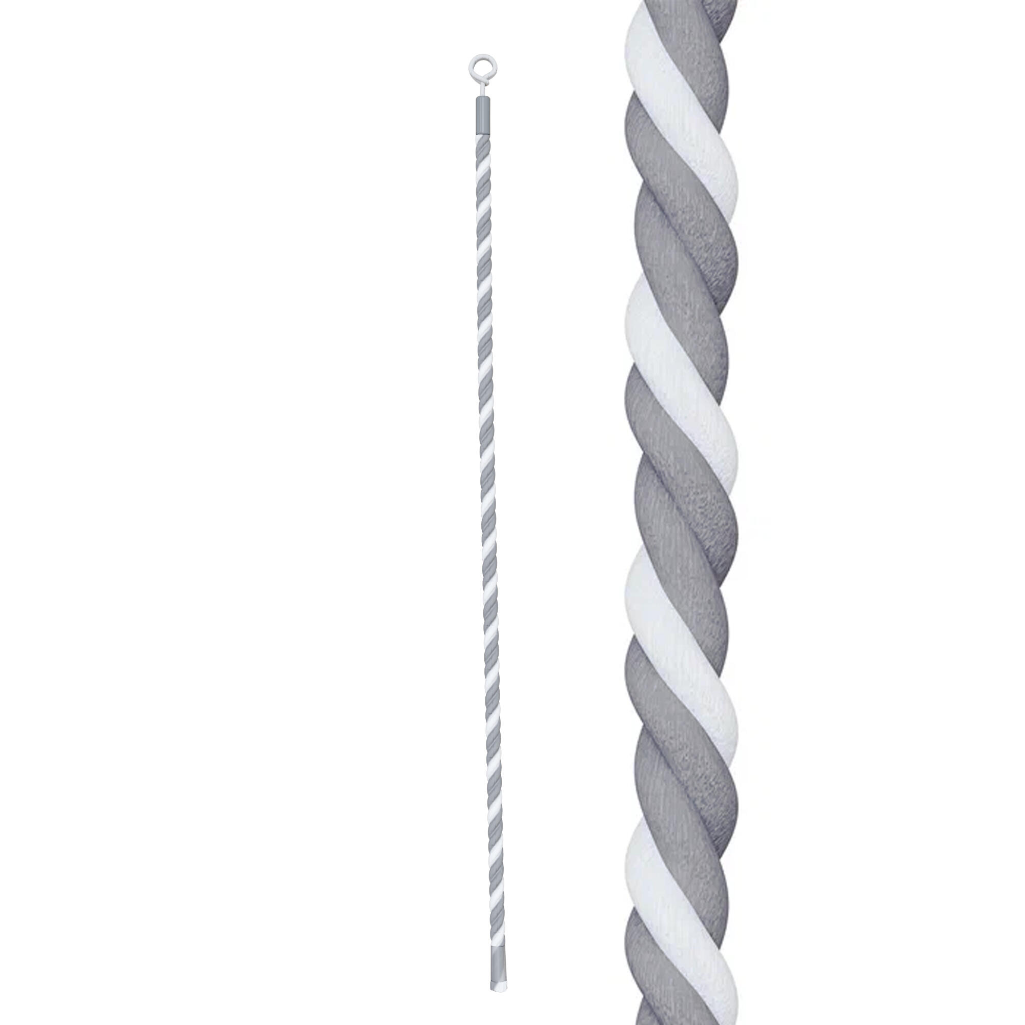 JEFLEX Klettertau Kletterseil mit Befestigung 230cm