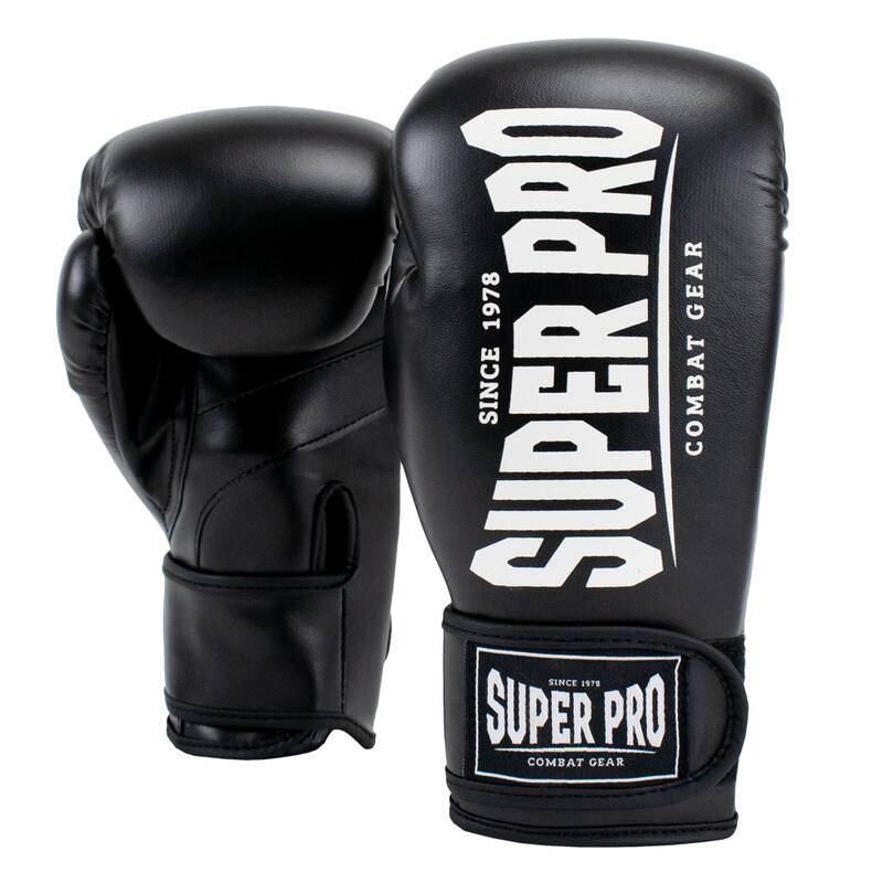 Guantes de boxeo - Champ - En blanco y negro