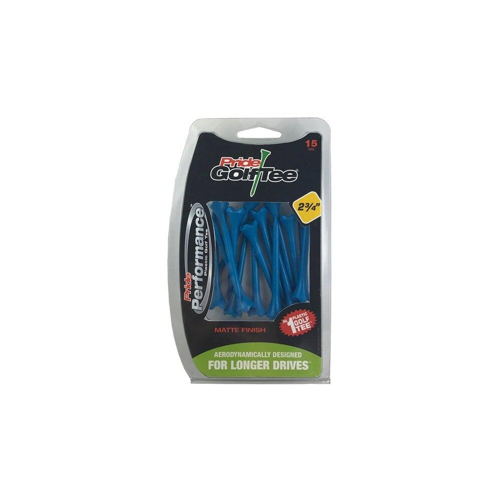 MASTERS GOLF Pride Performance Matt Frictionless Tees 2 3/4 Blue 15pk