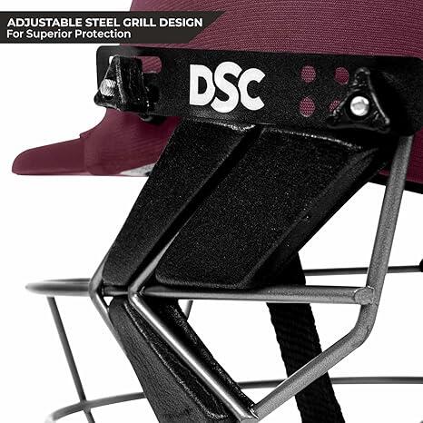 DSC FORT 44 Crickethelm | Kastanienbraun |  extragroß |  Männer & Jungen 3/6