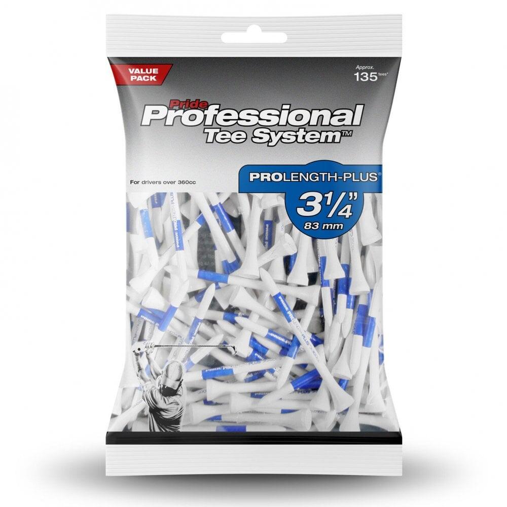 MASTERS GOLF Pride PTS 3 1/4in Tees Blue pack 135