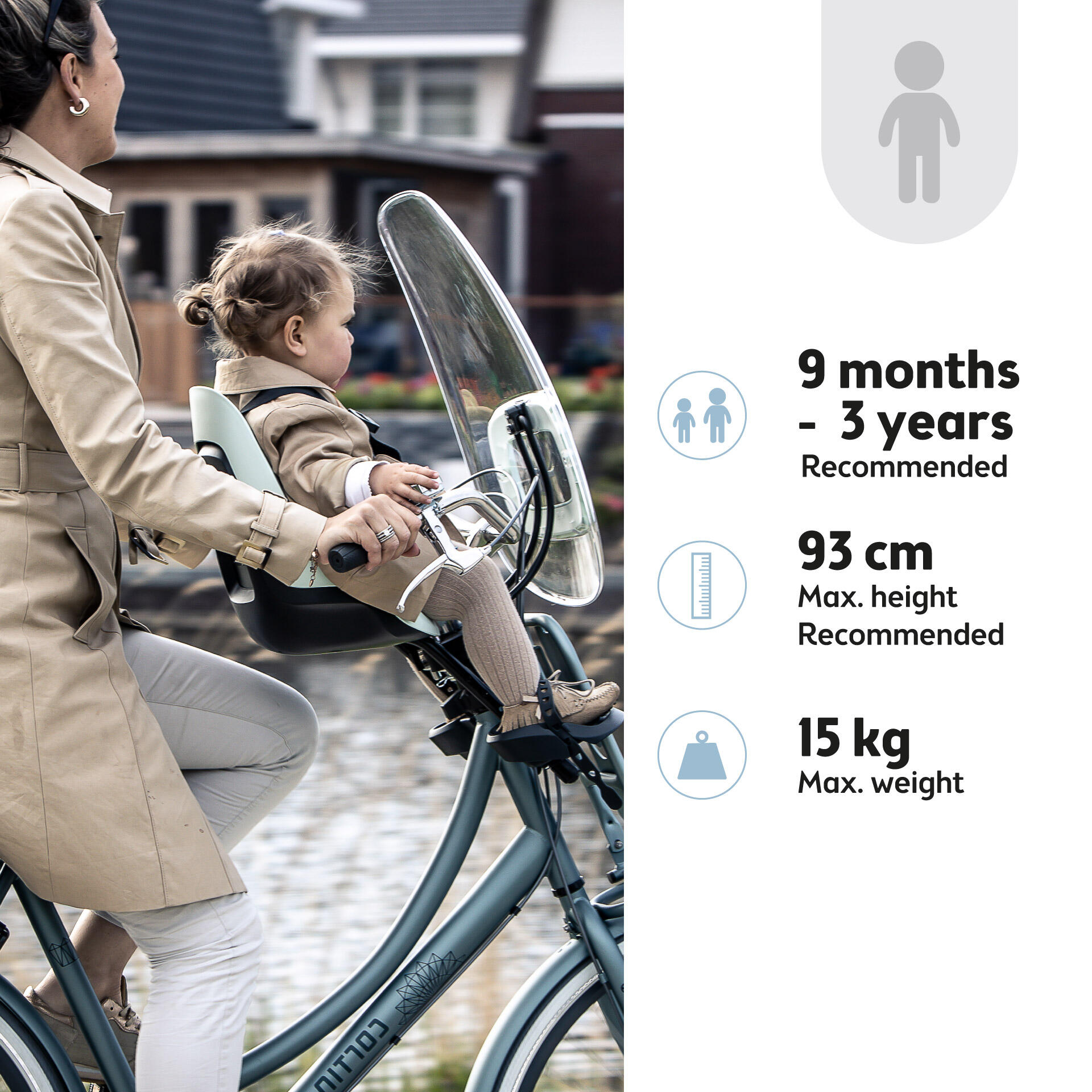 GO Mini fietsstoeltje voor kinderen 4/7