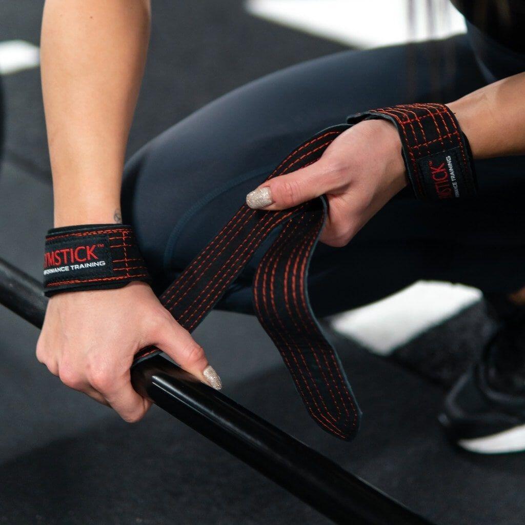 Cinghie in pelle per sollevamento pesi Gymstick 2/2