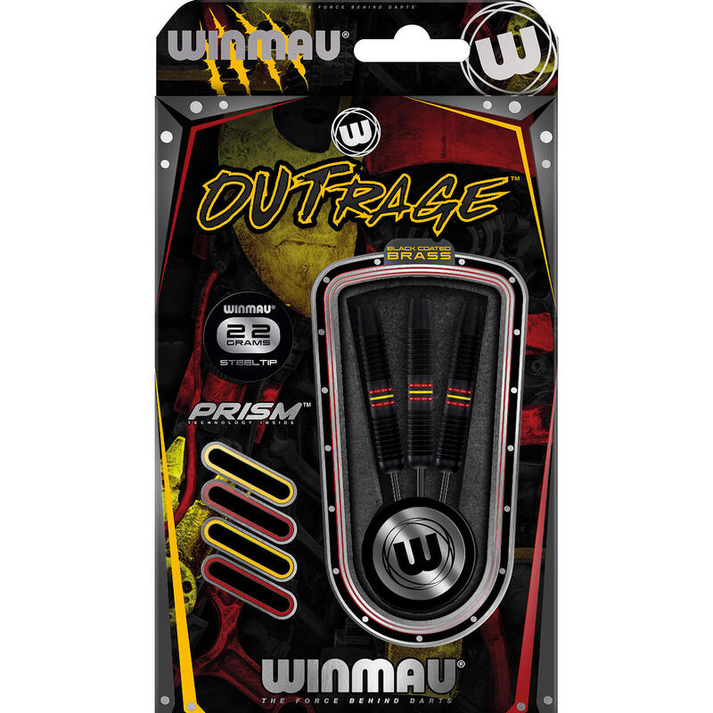 Winmau Dartpijlen steeltip Outrage brass